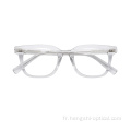 Couleurs de fantaisie simples tendances femmes Men de lunettes optiques